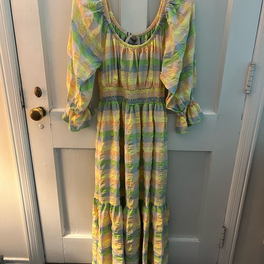 Multicolor Striped Maxi Dress